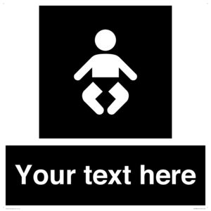 Custom information: black panel baby change